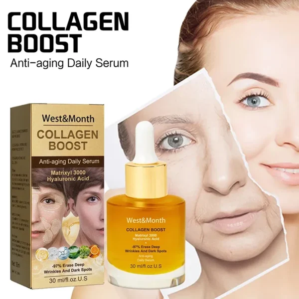 Collagen Face Serum: Anti-Aging Wrinkle Removal & Whitening